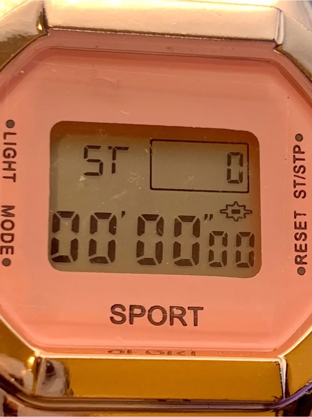 Unisex Digital Wristwatch Chrono Day Date Backlight Alarm Silicone Band Working